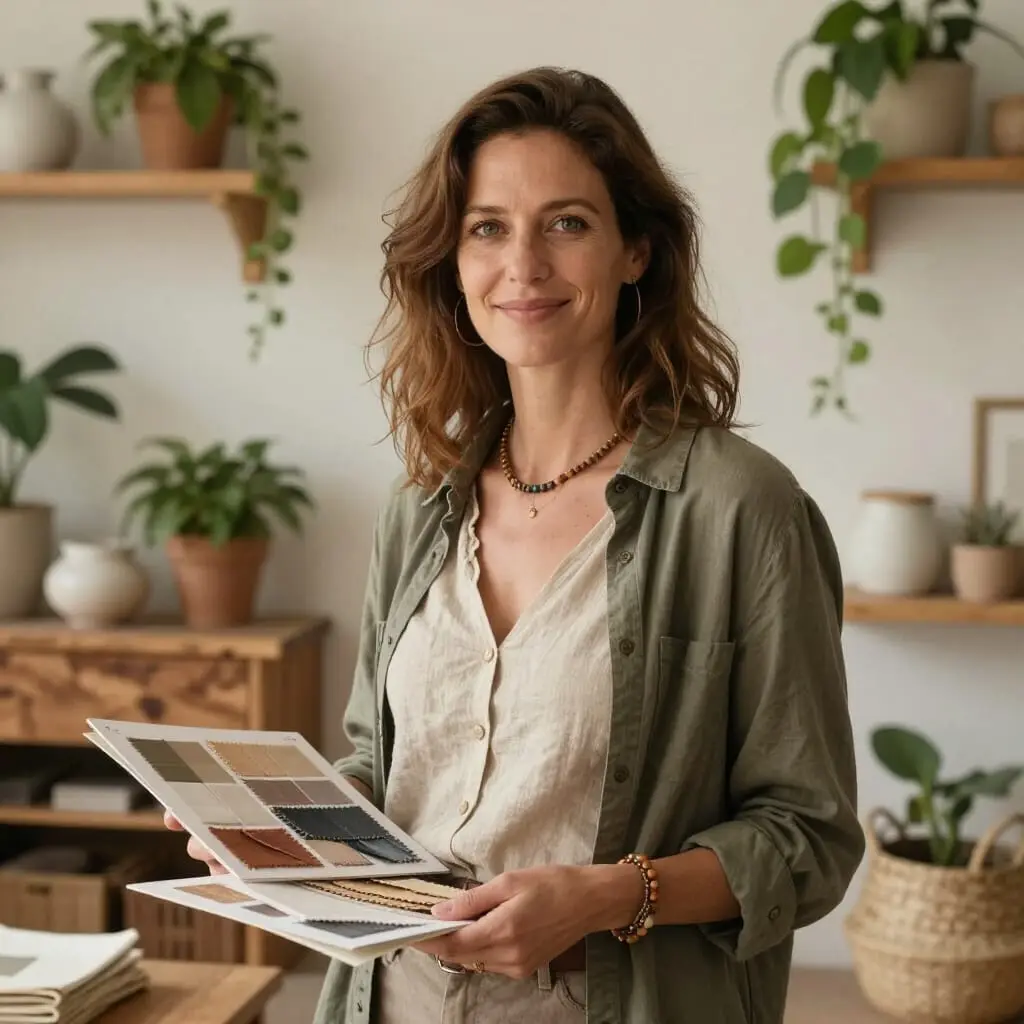 Portrait d'Emma, décoratrice d'intérieur éco-responsable à Montauban