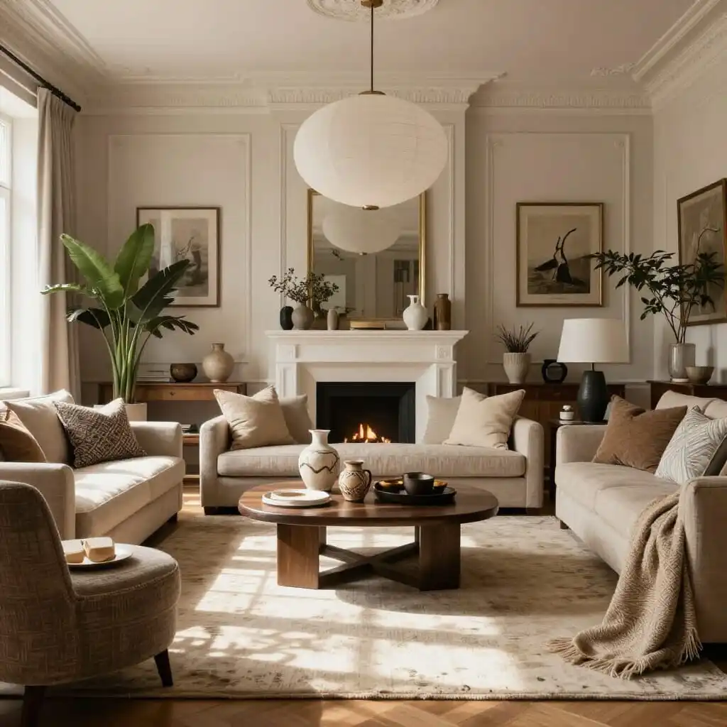 Inspiration décoration intérieure avec mobilier élégant et ambiance chaleureuse