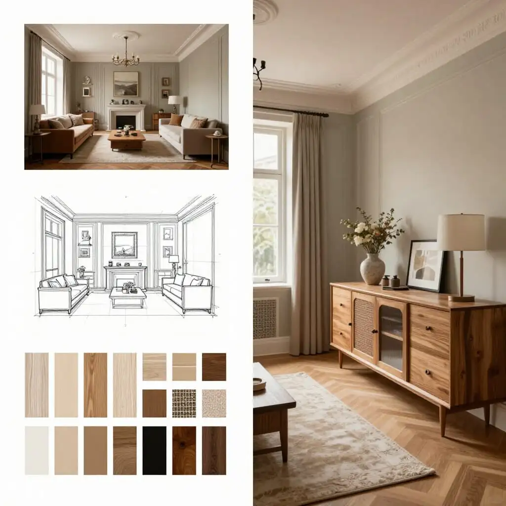 Design global d’intérieur sur mesure avec plans 2D, visualisation 3D et décoration personnalisée à Montauban