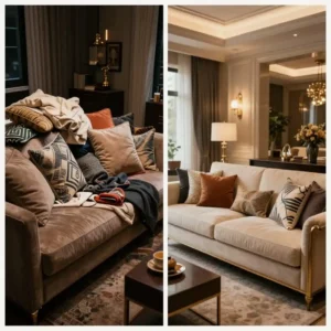 Décoration intérieure : Erreurs coussins décoratifs : pièges à éviter au salon et jardin