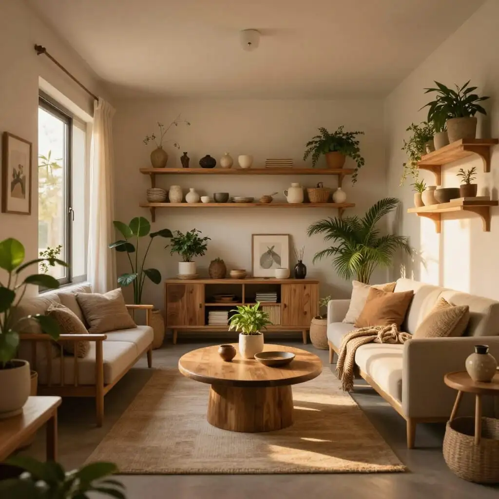 Maison aménagée avec des solutions favorisant un mode de vie responsable