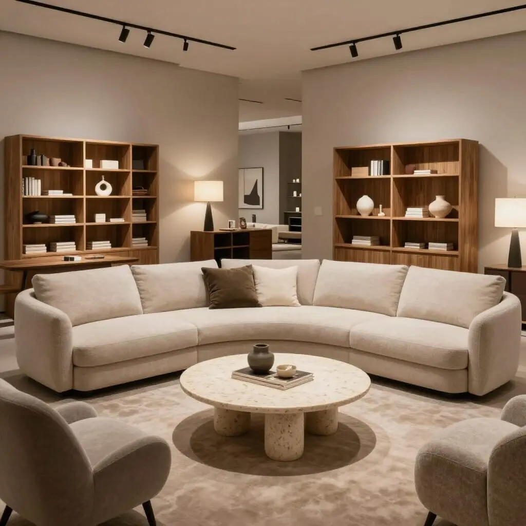 Mobilier design illustrant les grandes tendances de l'année